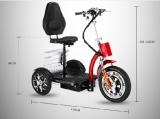 Elektrický skútr TOYS BIKE 48V 500W 