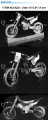 3D Model - Cross Motorcycle